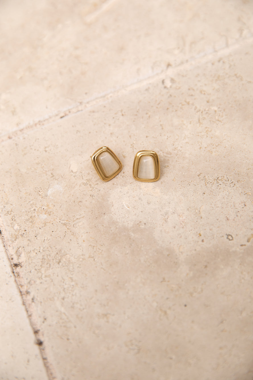 14k Gold Plated Wander Far Earrings Gold