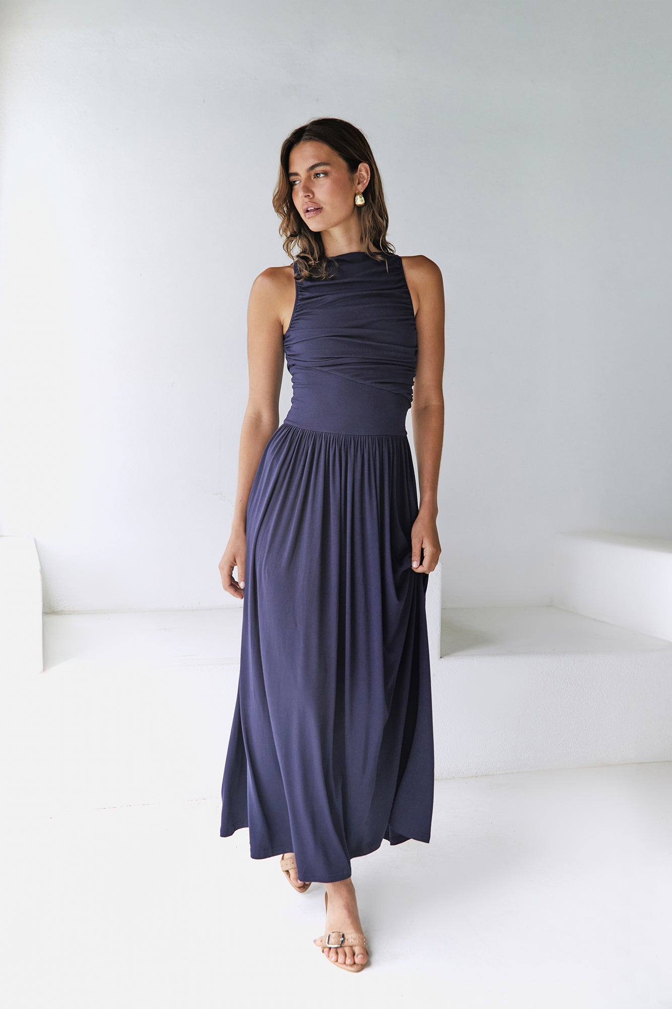 Nalla Maxi Dress Navy