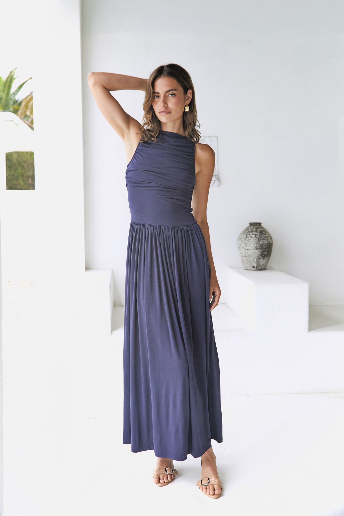 Nalla Maxi Dress Navy