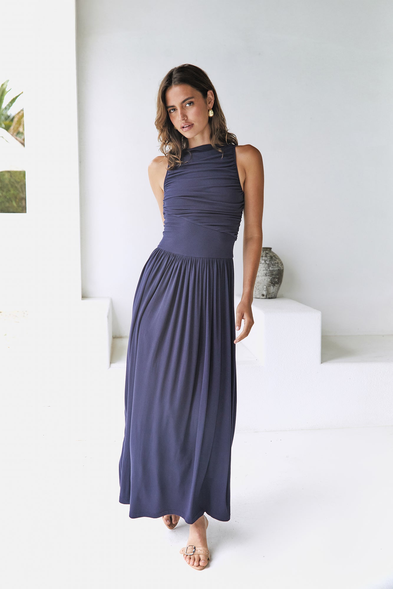 Nalla Maxi Dress Navy