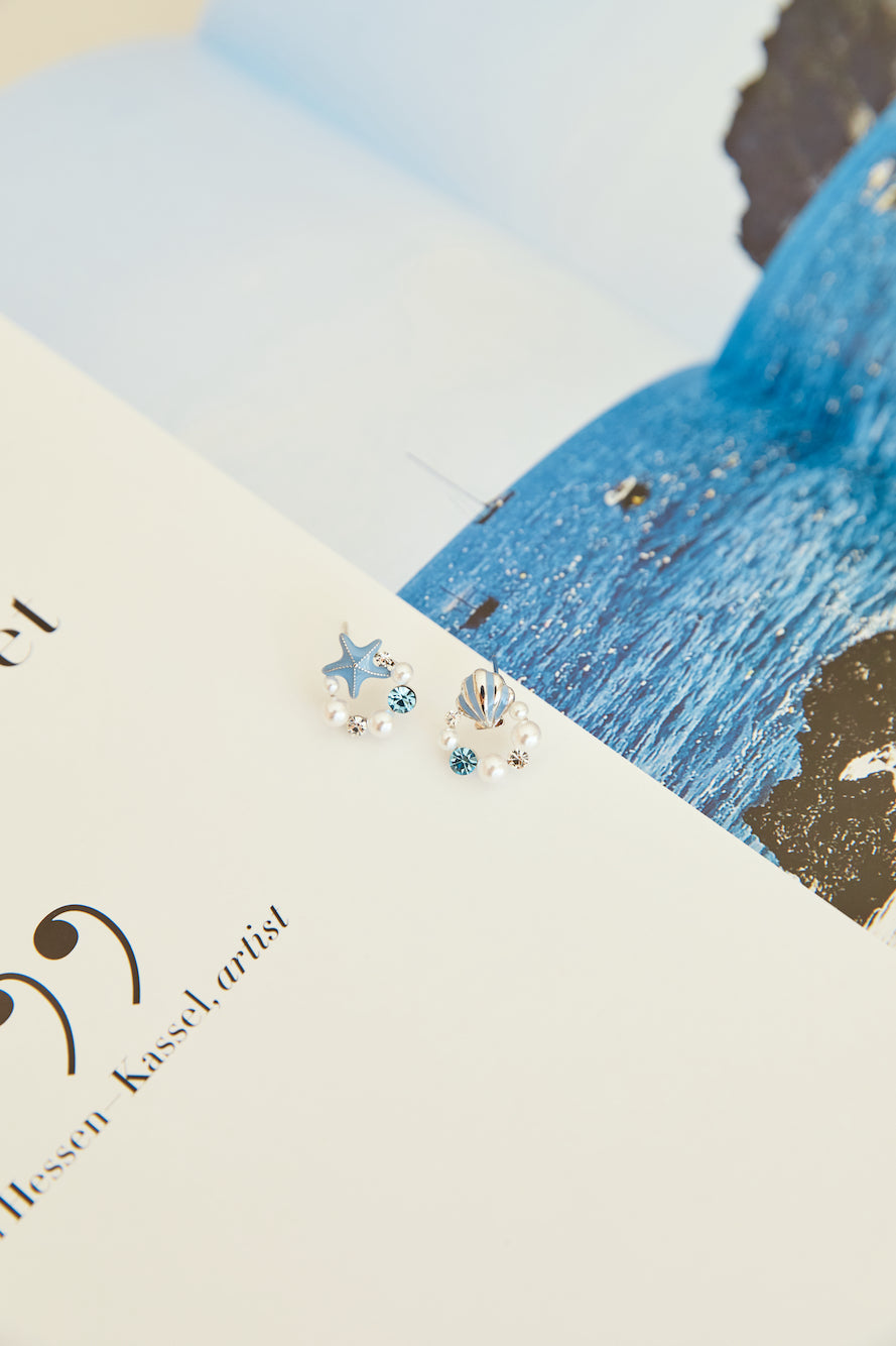 Magic Of The Sea Earrings Blue