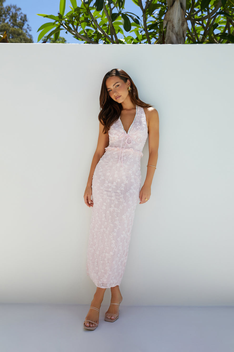Enchanted Mist Maxi Dress Pink
