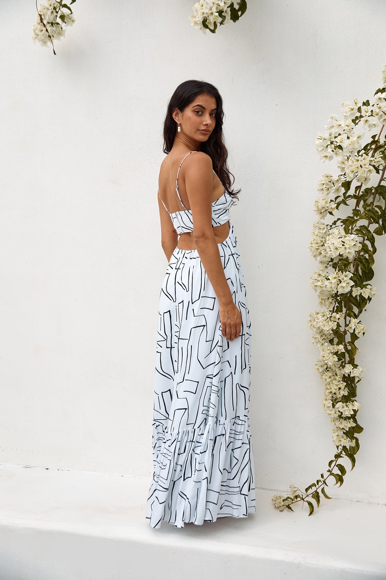 Times Have Changed Maxi Dress White