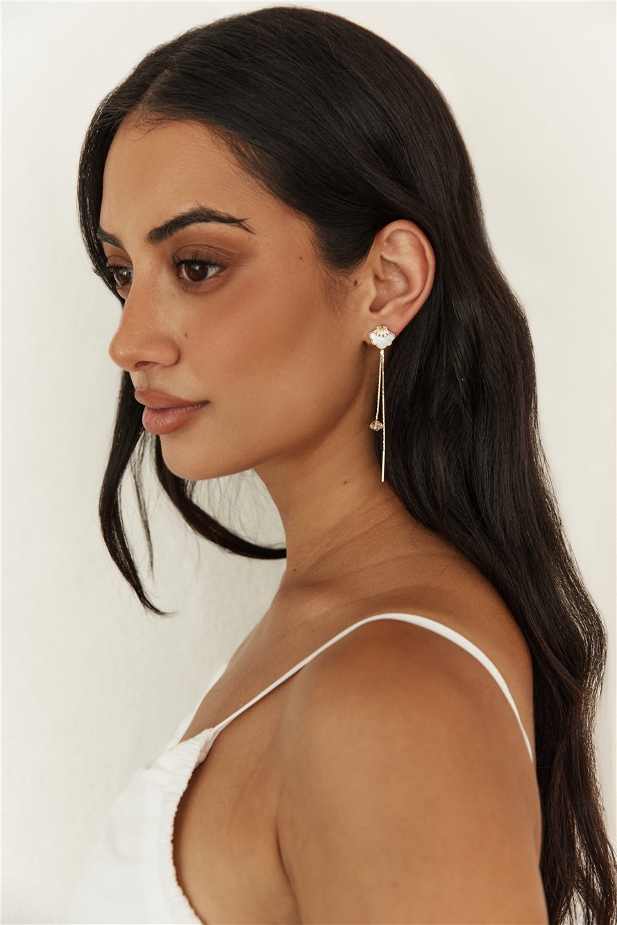 18K Gold Plated Endless Shore Earrings Gold