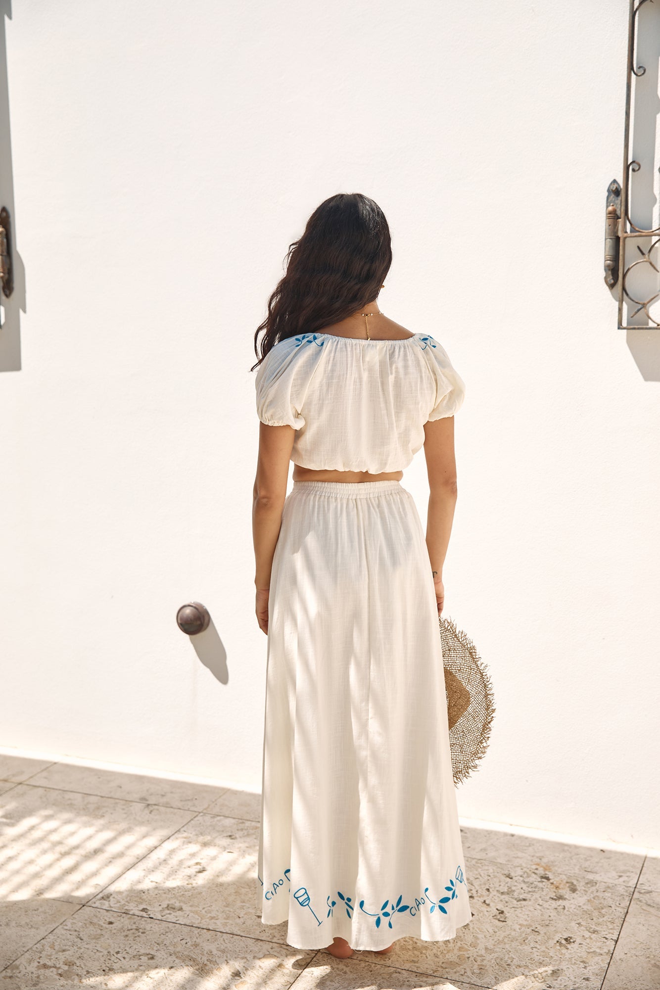 Ciao Bella Crop Top Beige