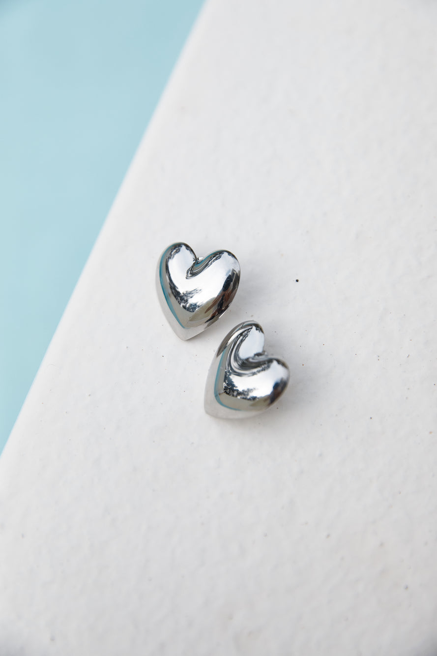 925 Silver Love To Love Earrings Silver