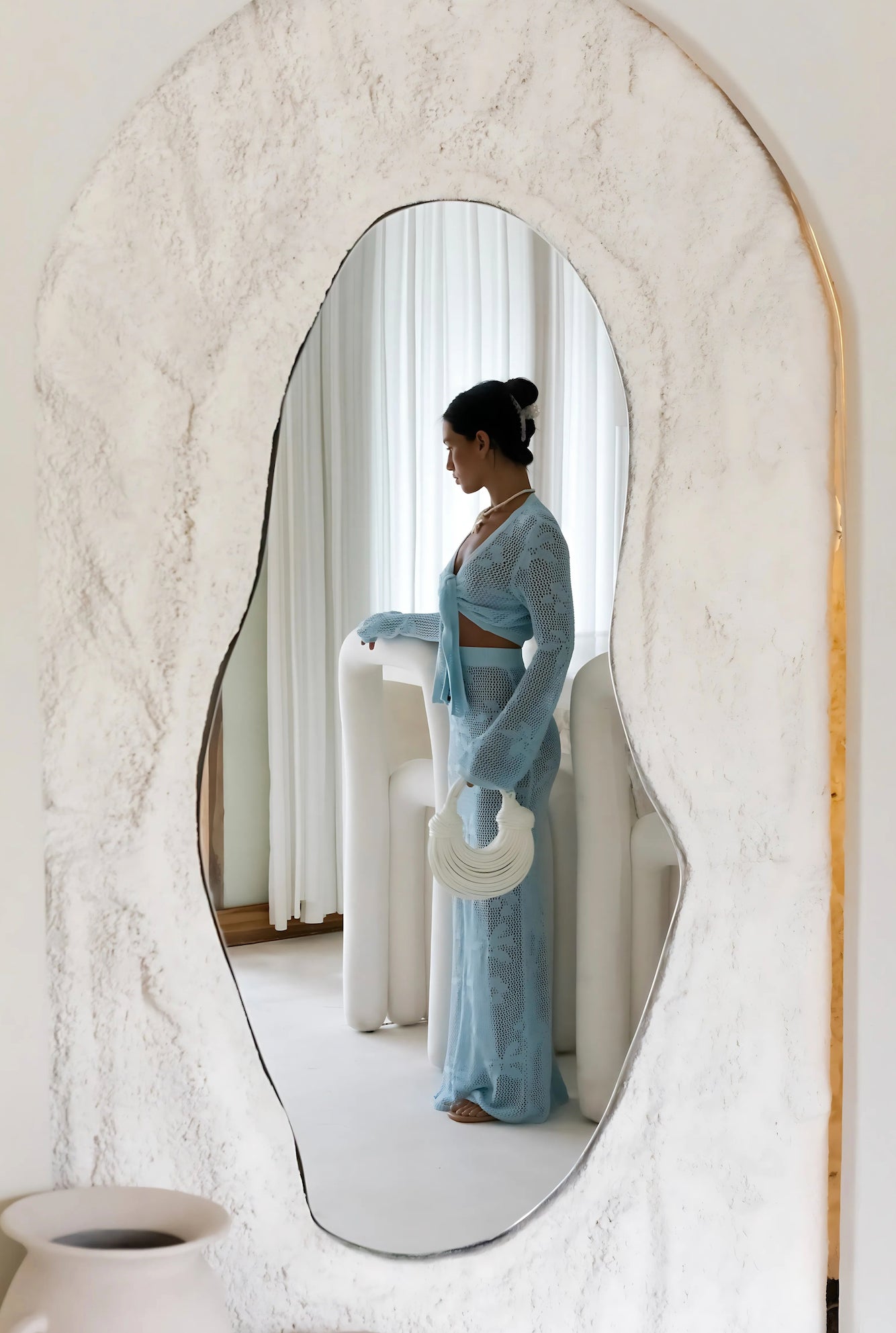 Terra Maxi Skirt Baby Blue