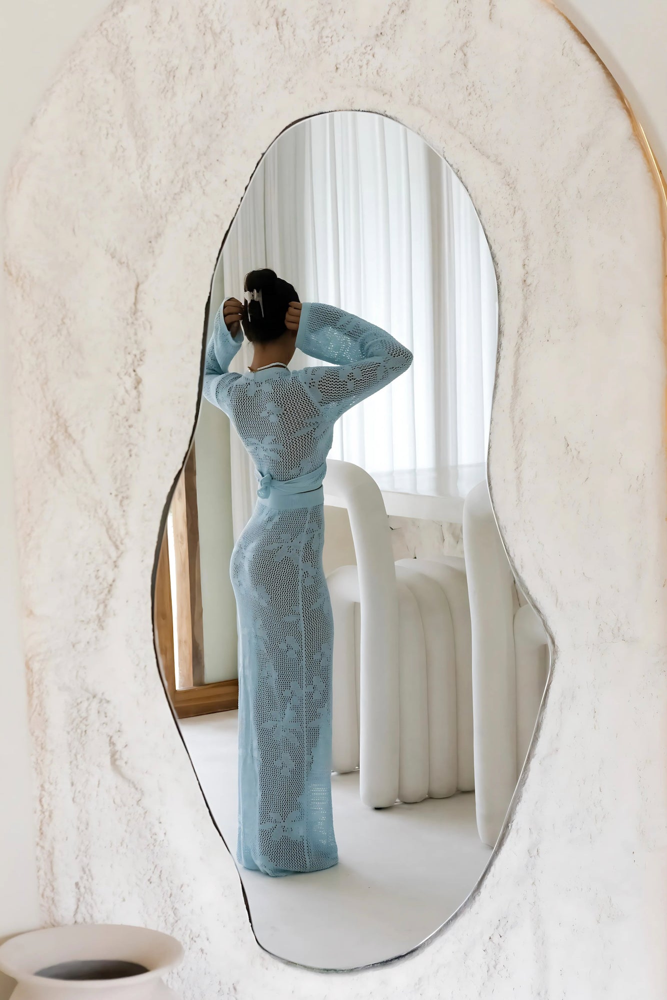 Terra Maxi Skirt Baby Blue