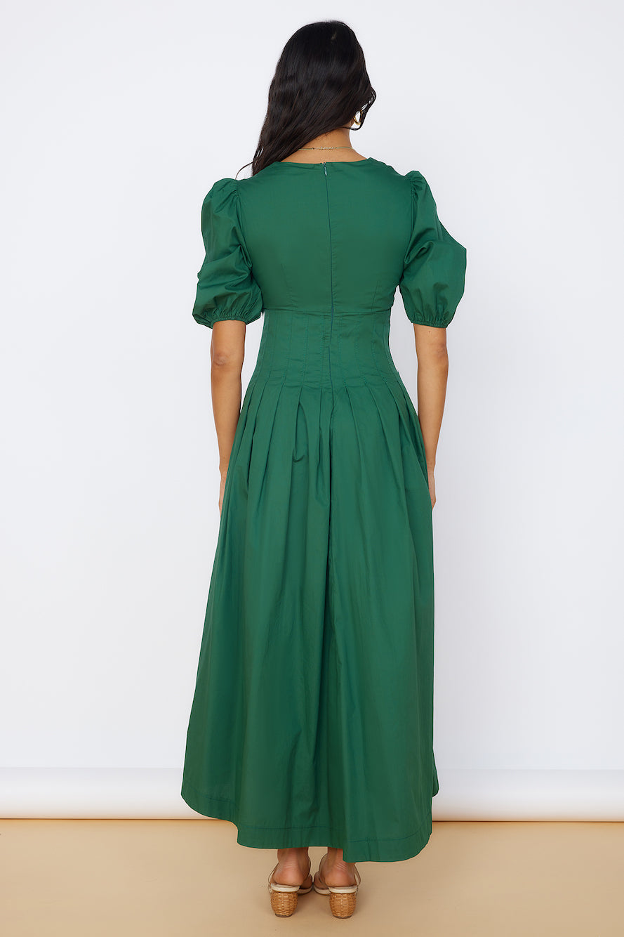 Nature's Escape Maxi Dress Green