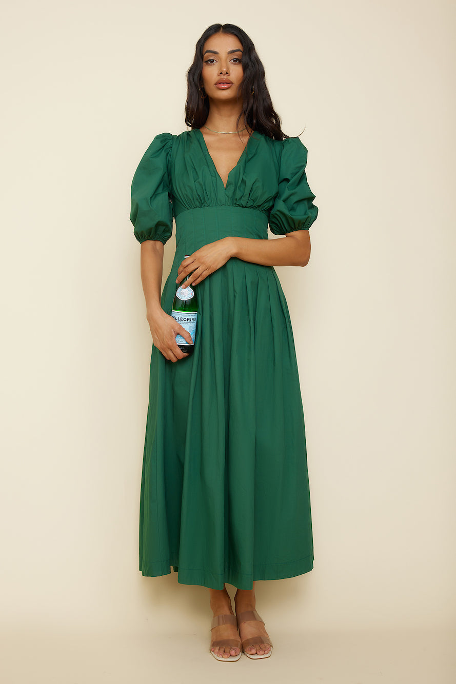 Nature's Escape Maxi Dress Green