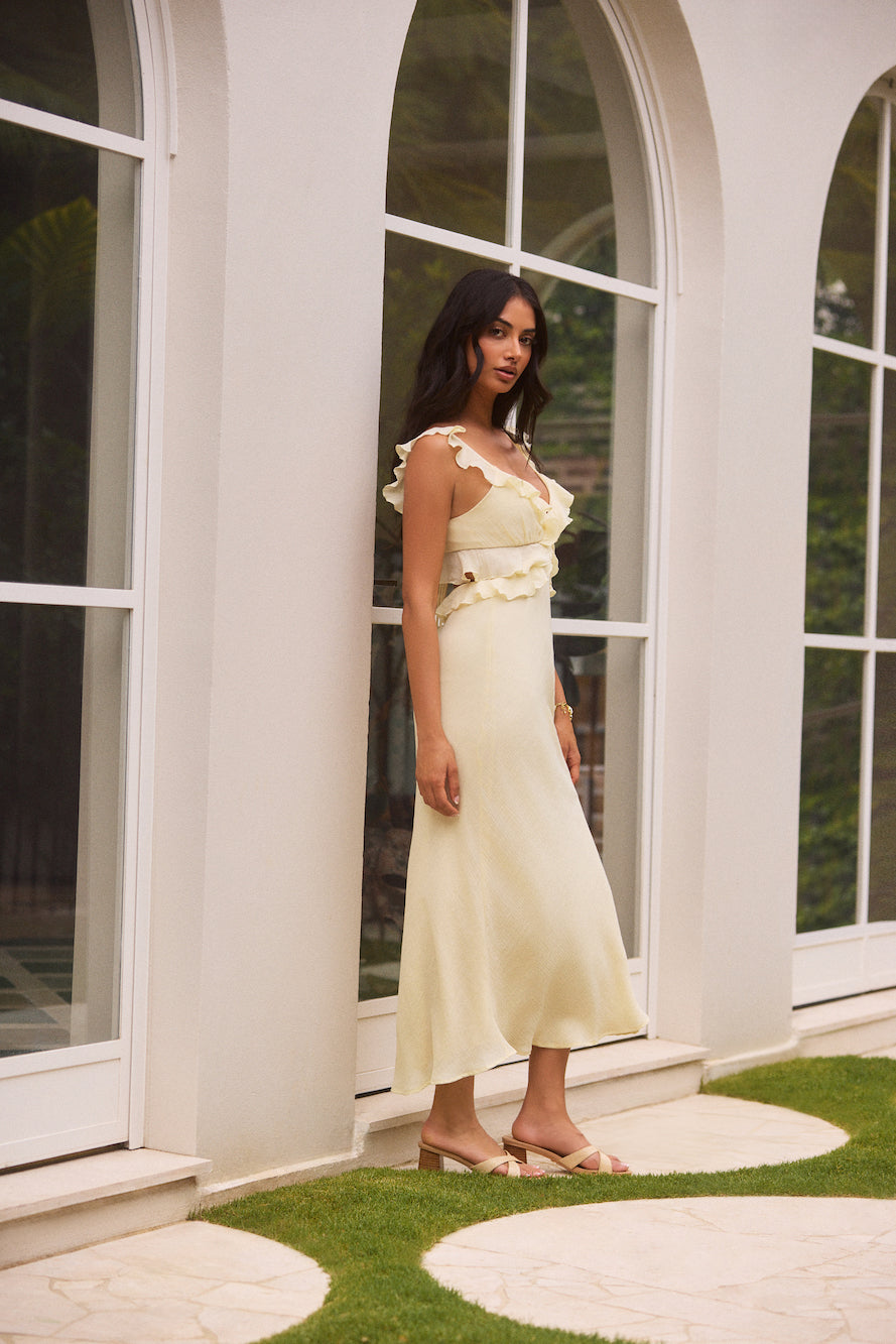 Sundream Maxi Dress Yellow