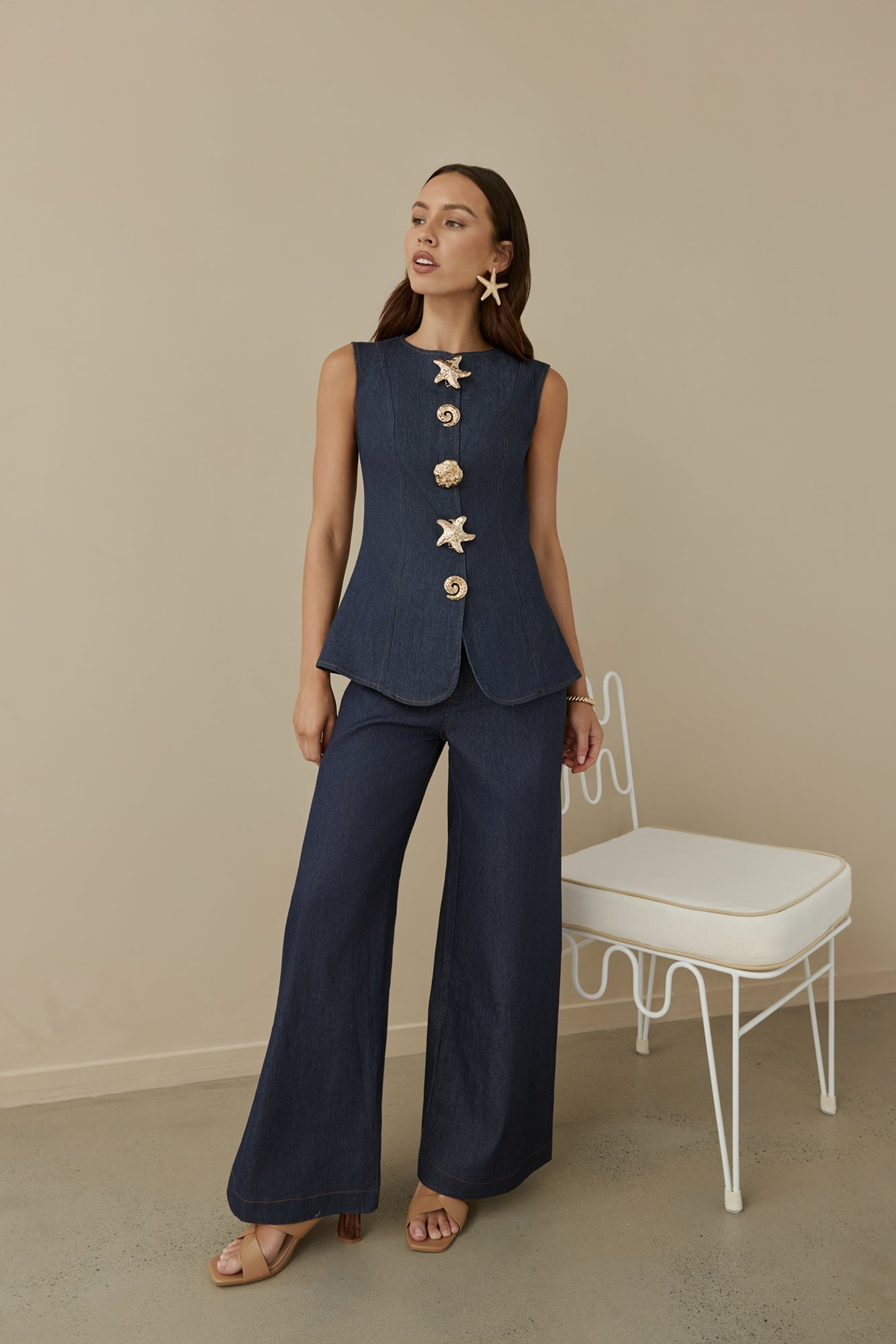 Seafarer Denim Set Navy