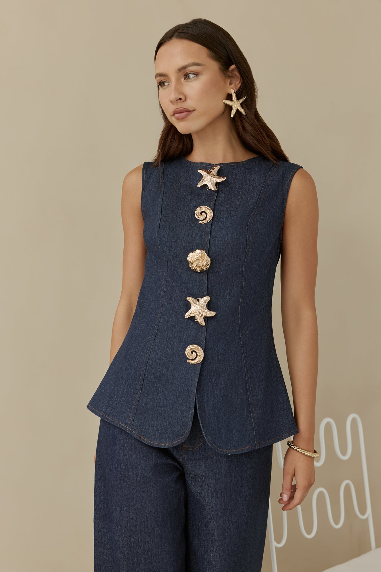 Seafarer Denim Set Navy