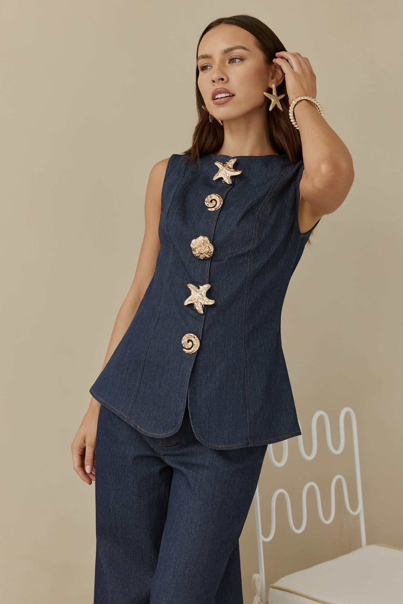 Seafarer Denim Set Navy