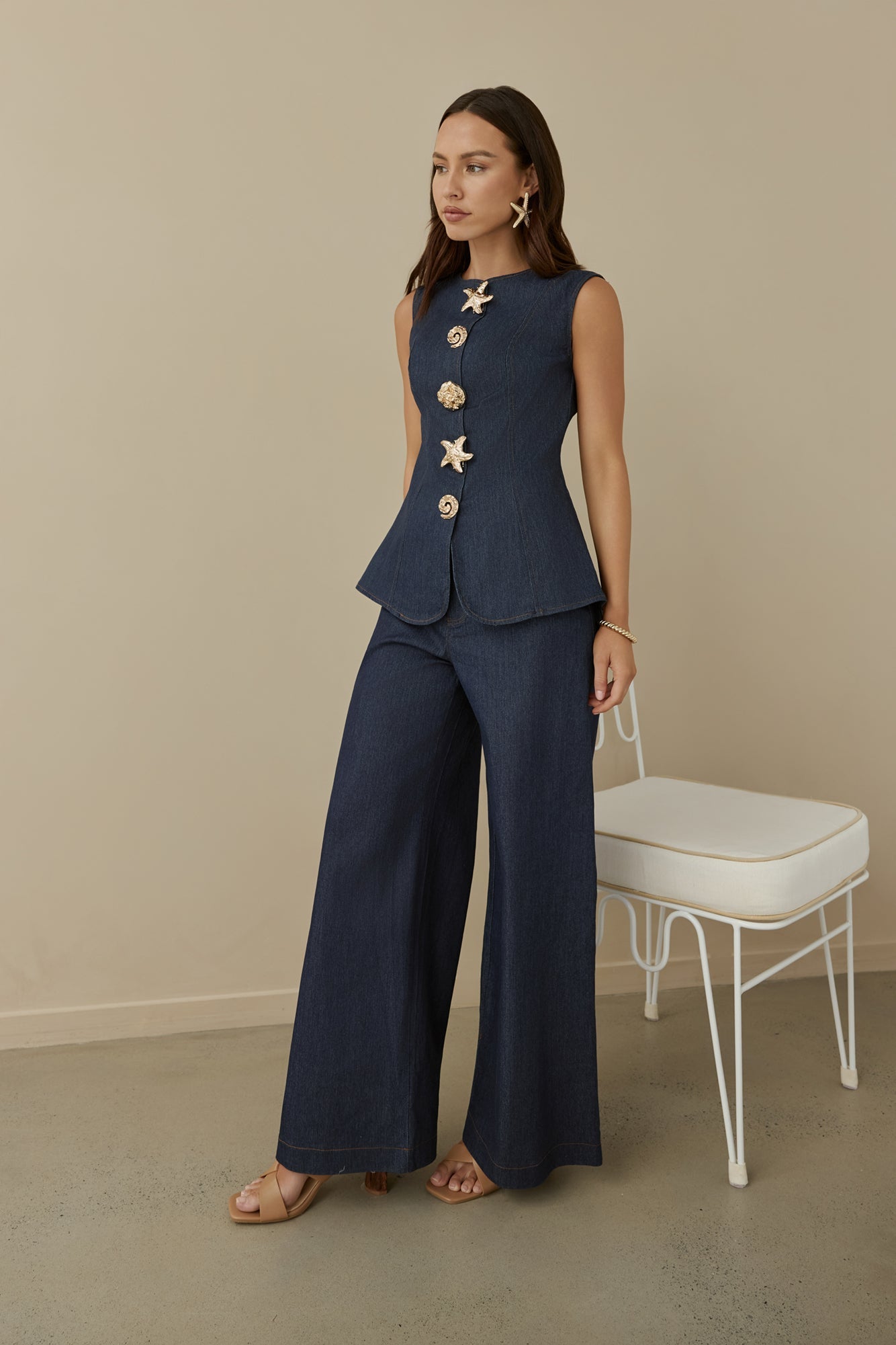 Seafarer Denim Set Navy