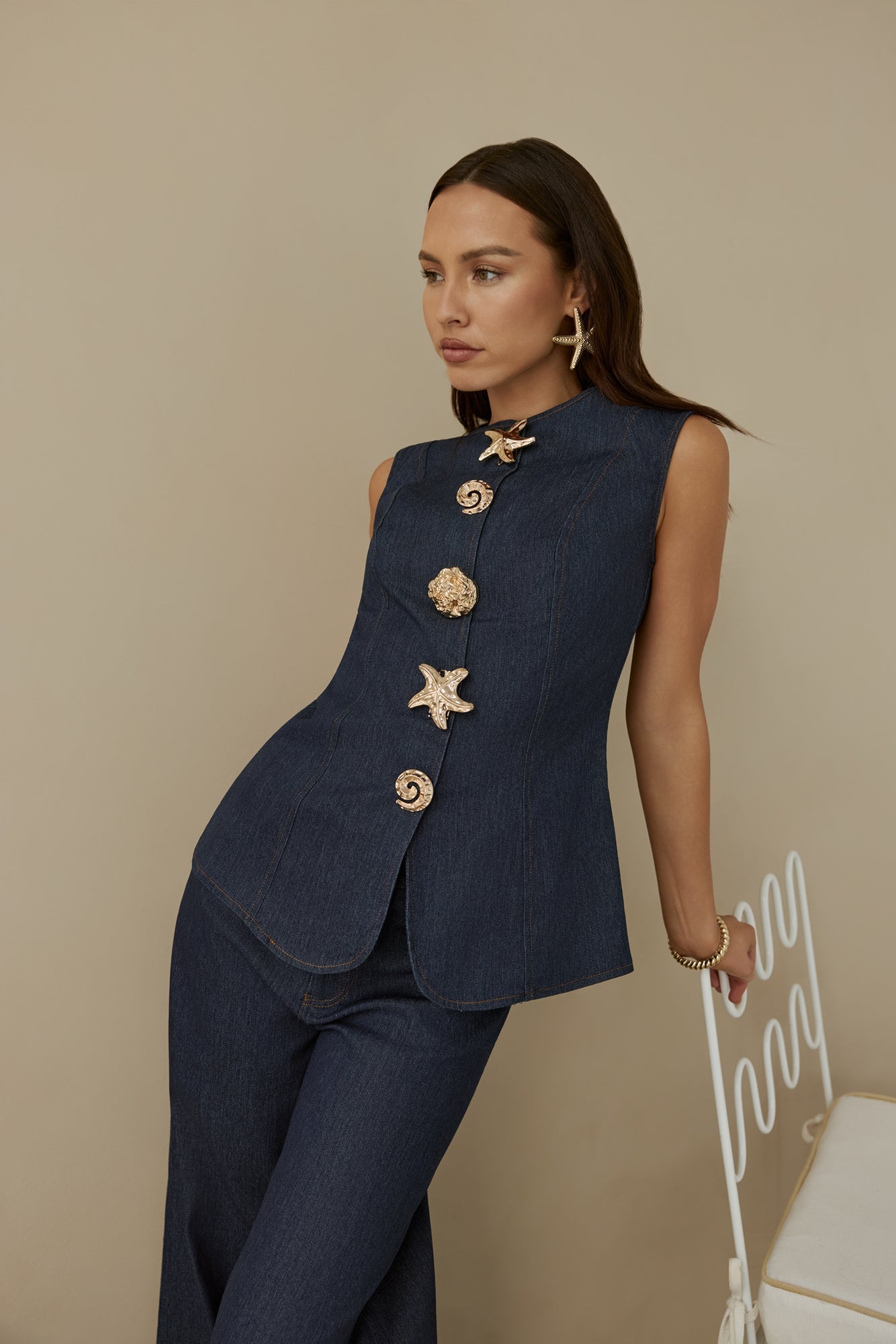 Seafarer Denim Set Navy