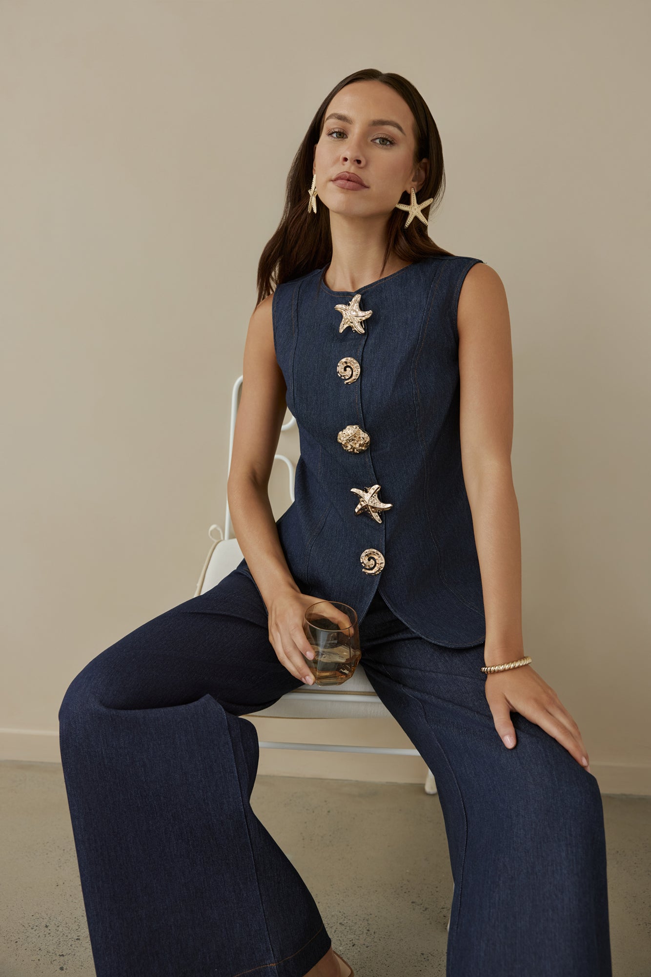 Seafarer Denim Set Navy