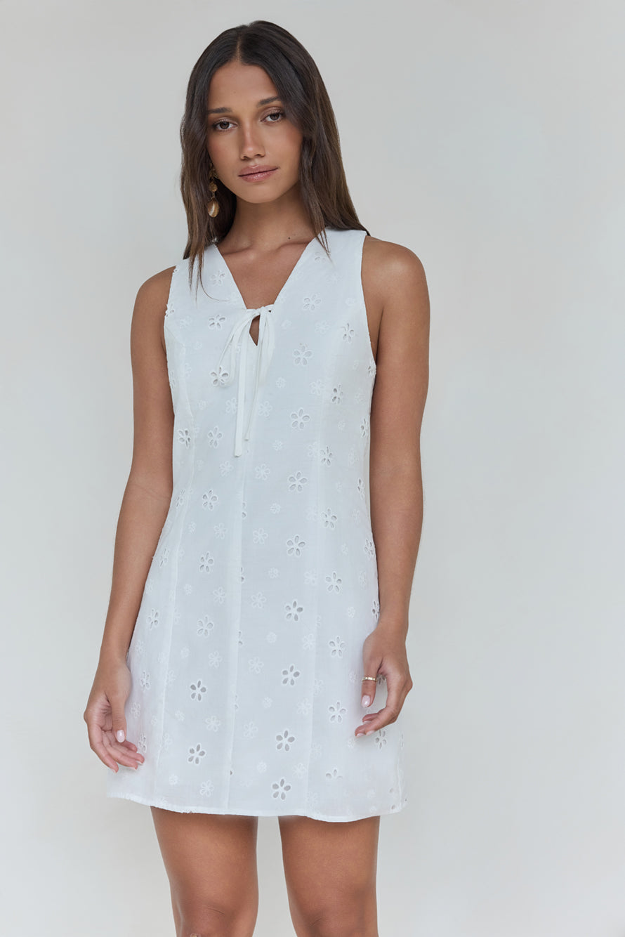 Darling Days Mini Dress White