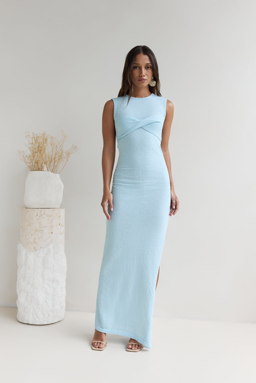 Island Soul Maxi Dress Blue