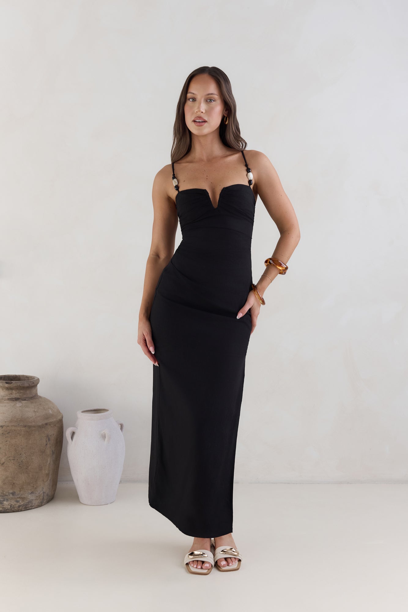 Marianna Midi Dress Black