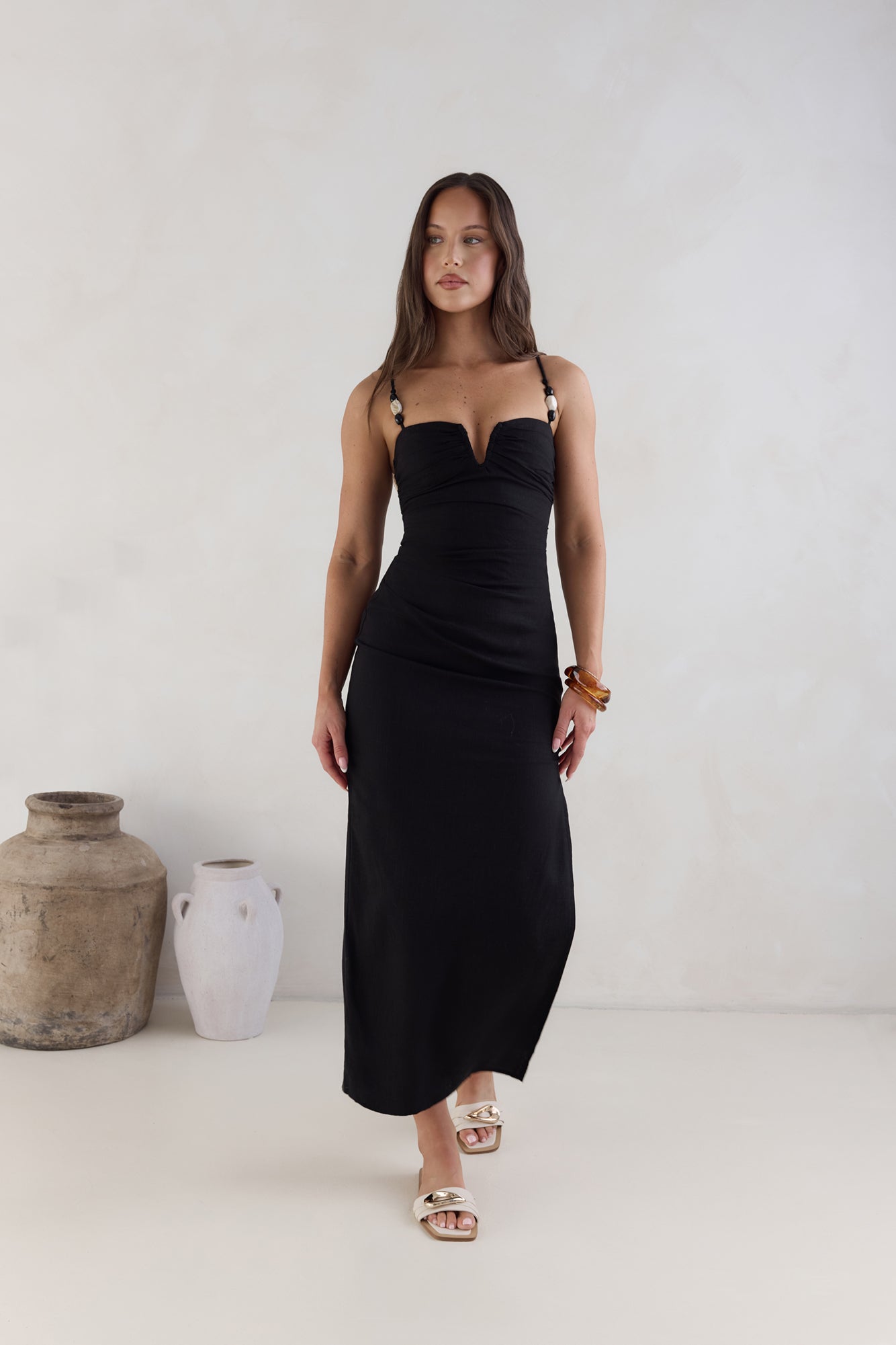 Marianna Midi Dress Black