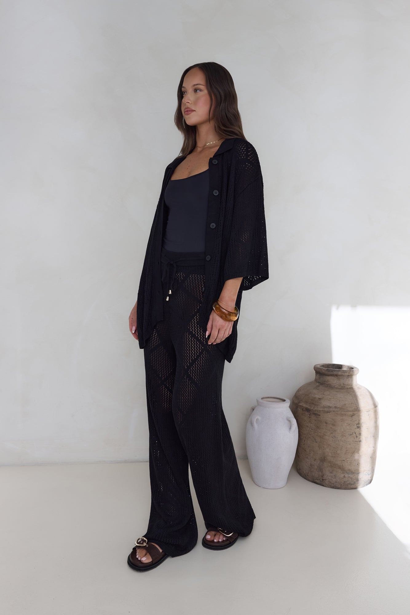 Coral Sands Pants Black