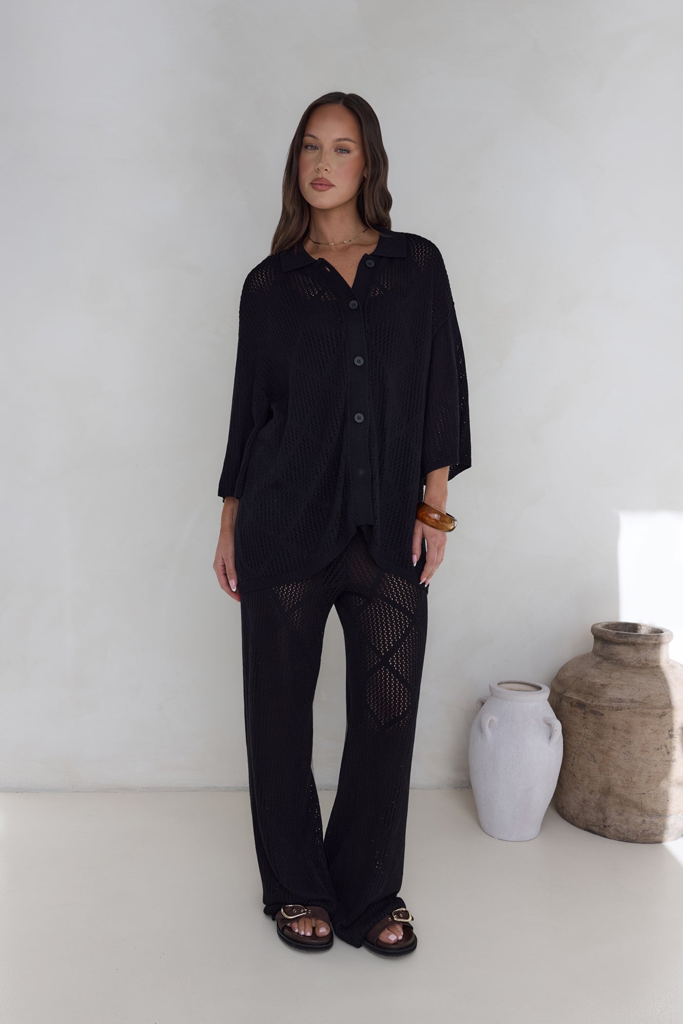 Coral Sands Top Black