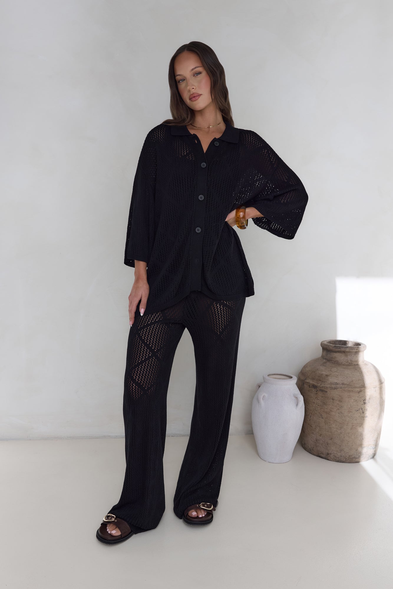 Coral Sands Pants Black