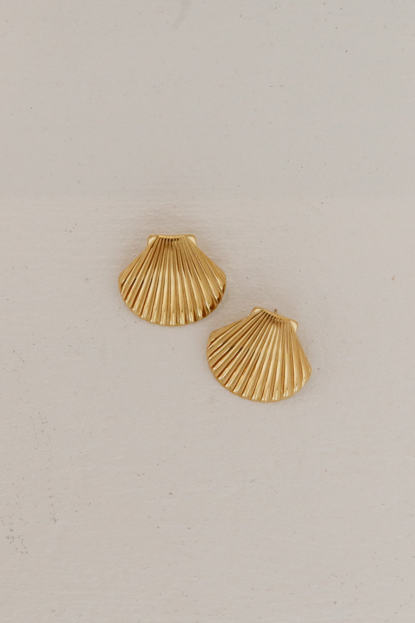 18k Gold Plated Washed Up Earrings Gold