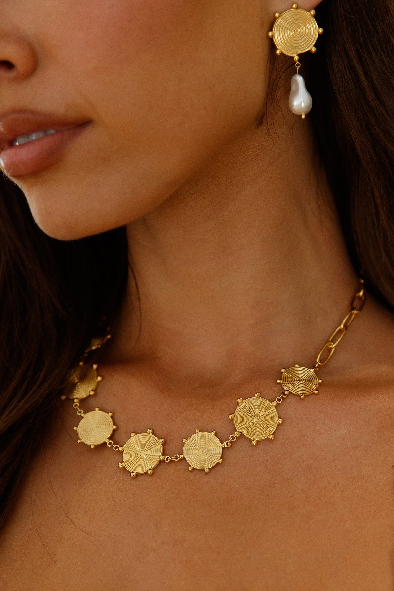 18k Gold Plated Gifted With Love Necklace Gold