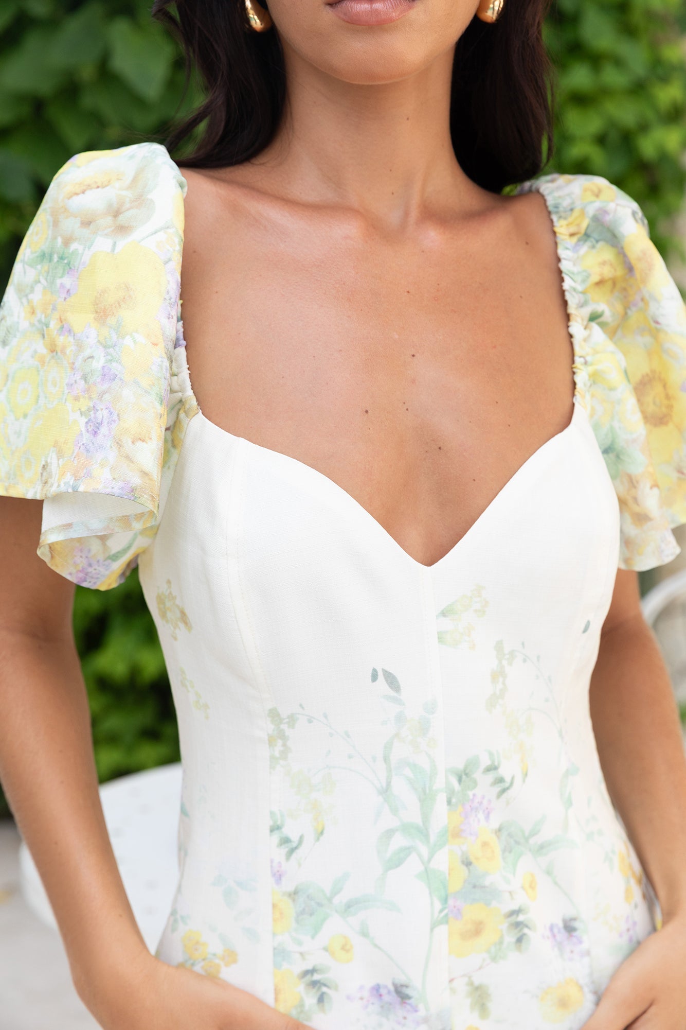 Jasmine Breeze Short Sleeve Mini Dress Multi