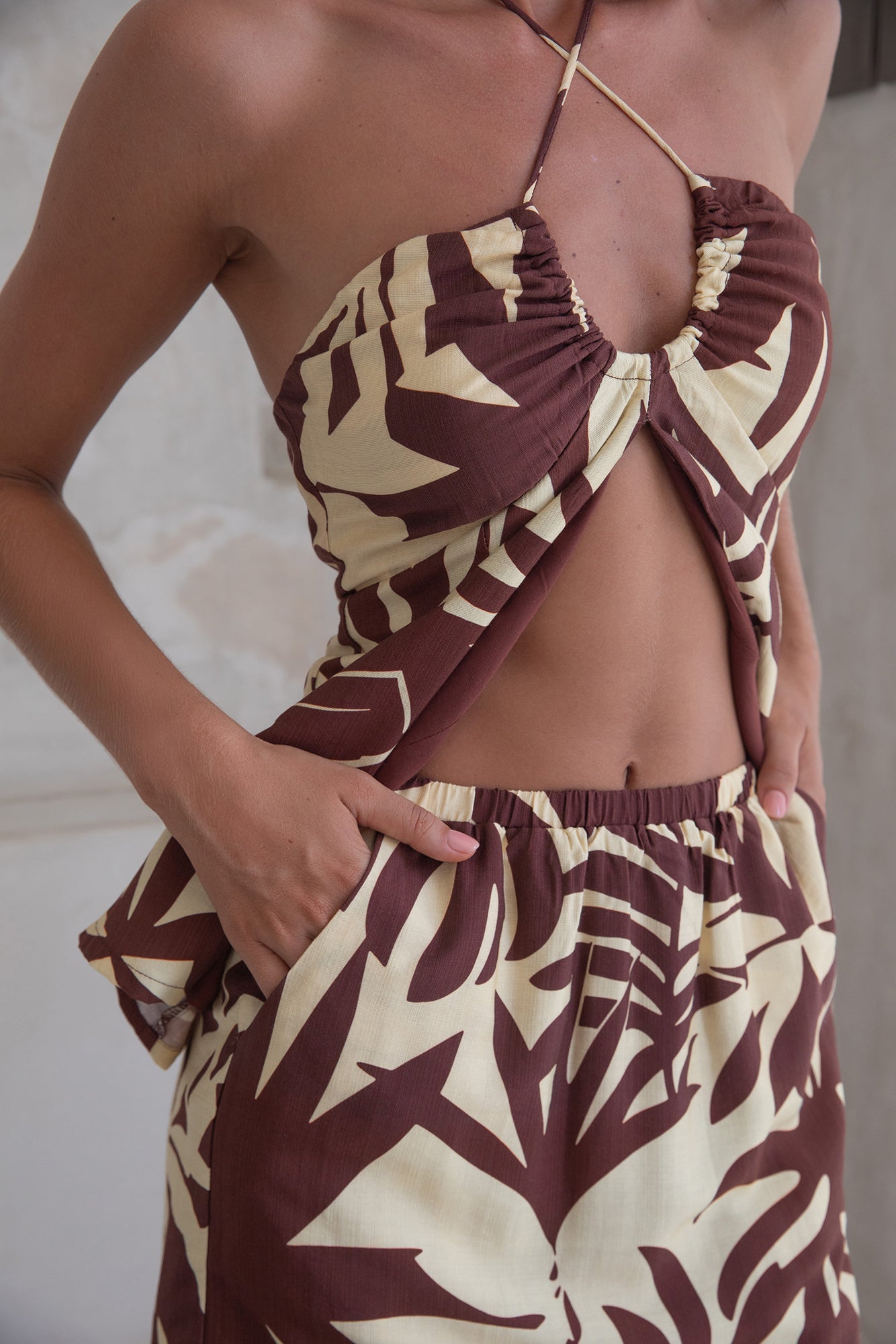 Rastie Top Matelo Print