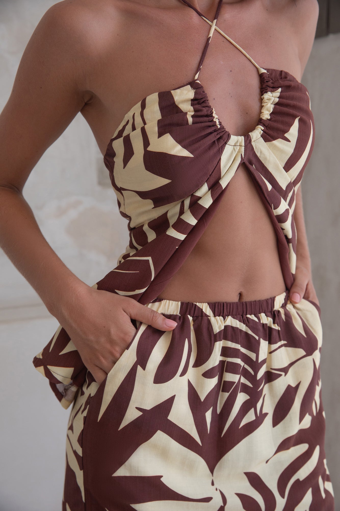 Rastie Top Matelo Print
