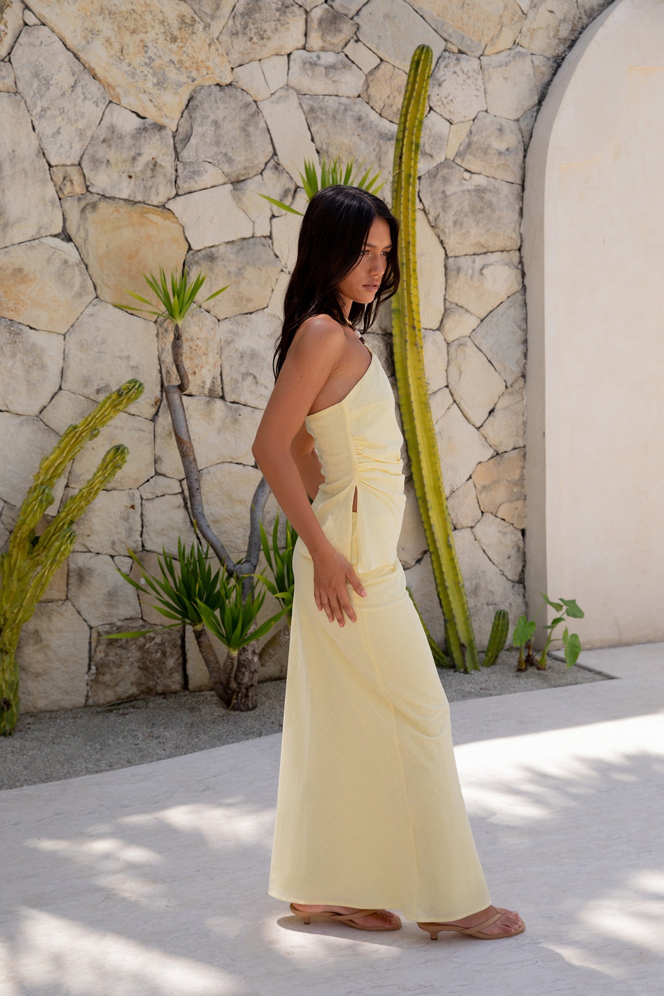 Halzie Top Yellow