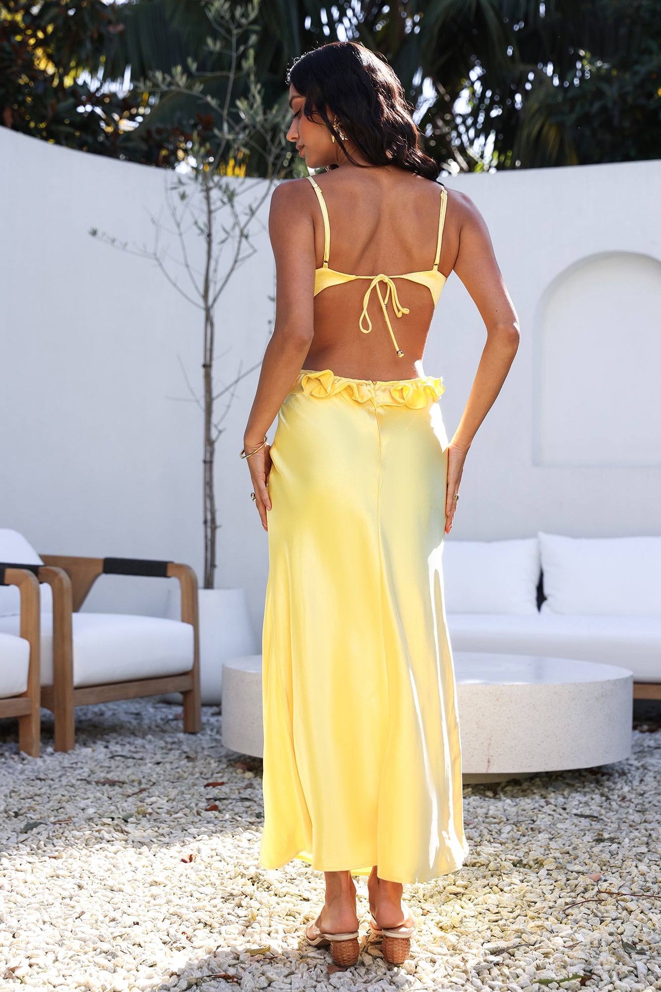 Don't Speak Maxi Dress Yellow
