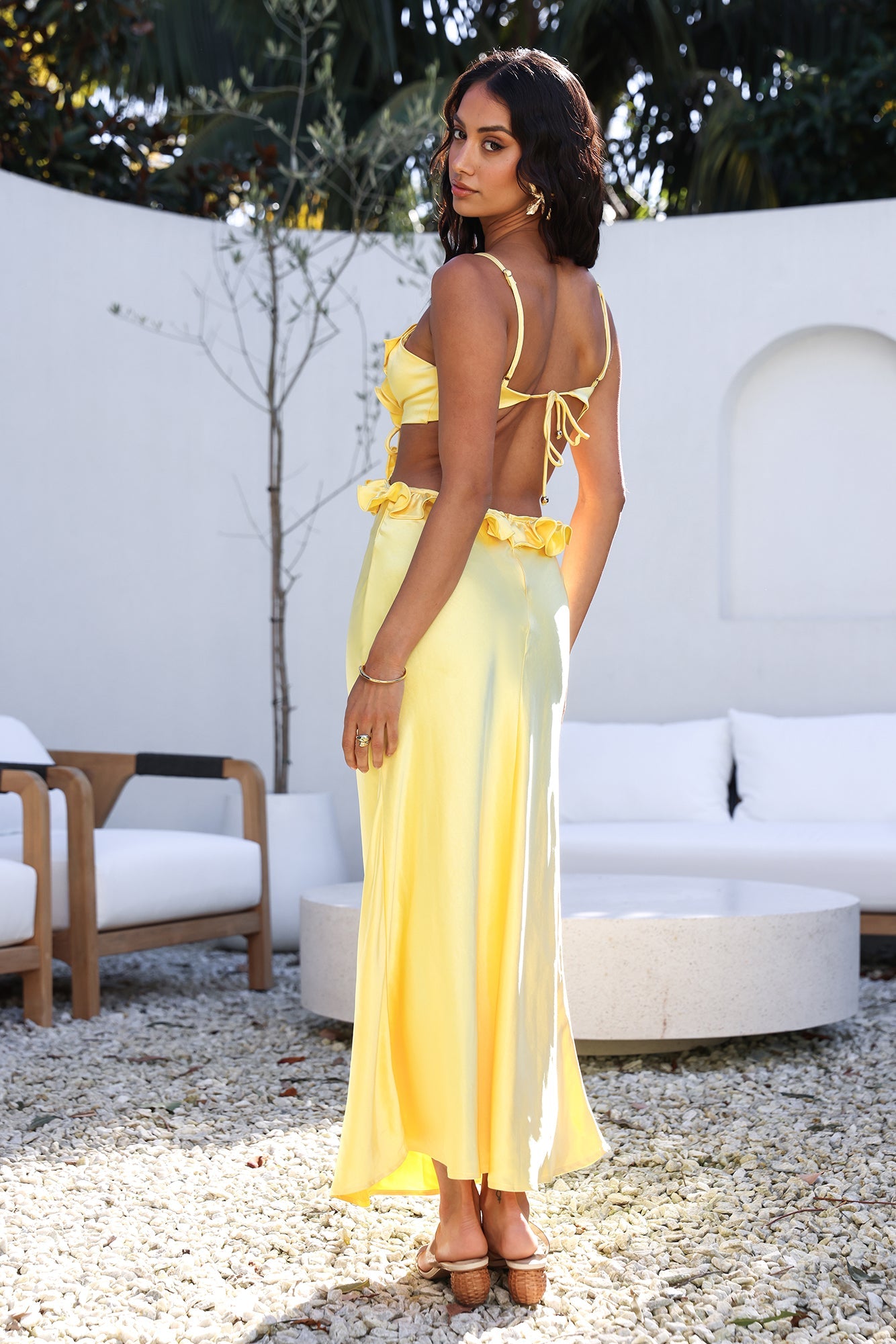 Don't Speak Maxi Dress Yellow