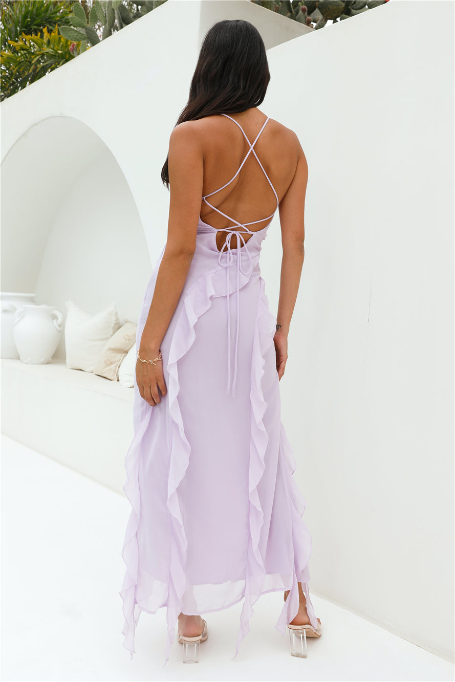 Painting the Sky Maxi Dress Lilac