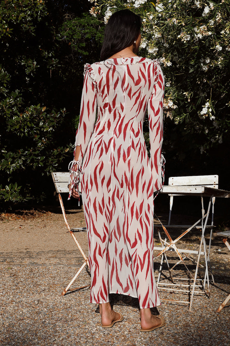 Solo Traveller Maxi Dress Red