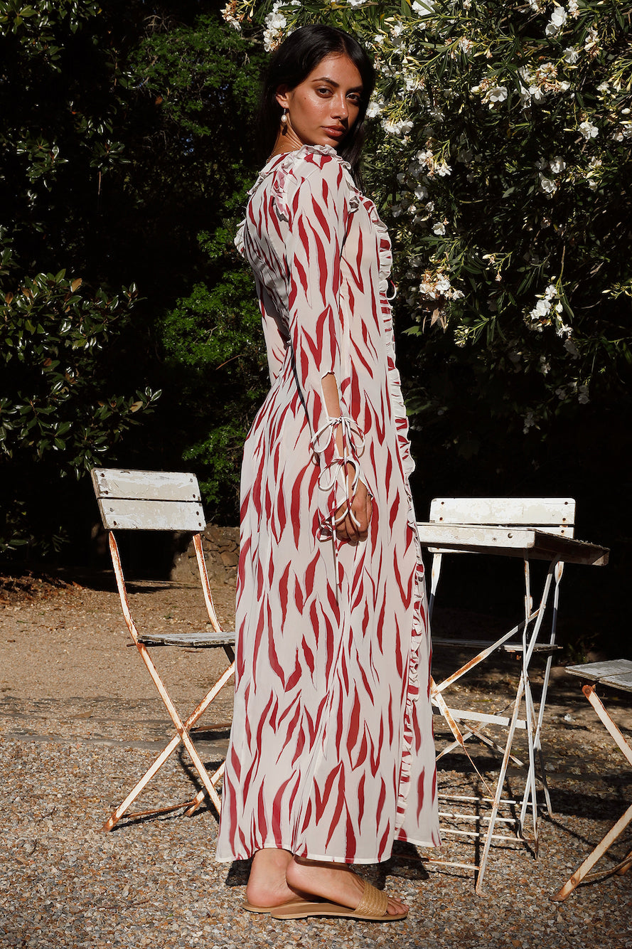 Solo Traveller Maxi Dress Red
