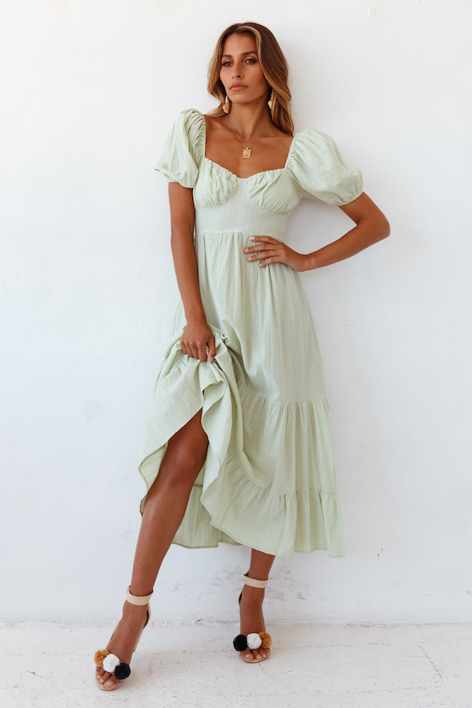 Summer Road-trip Maxi Dress Sage