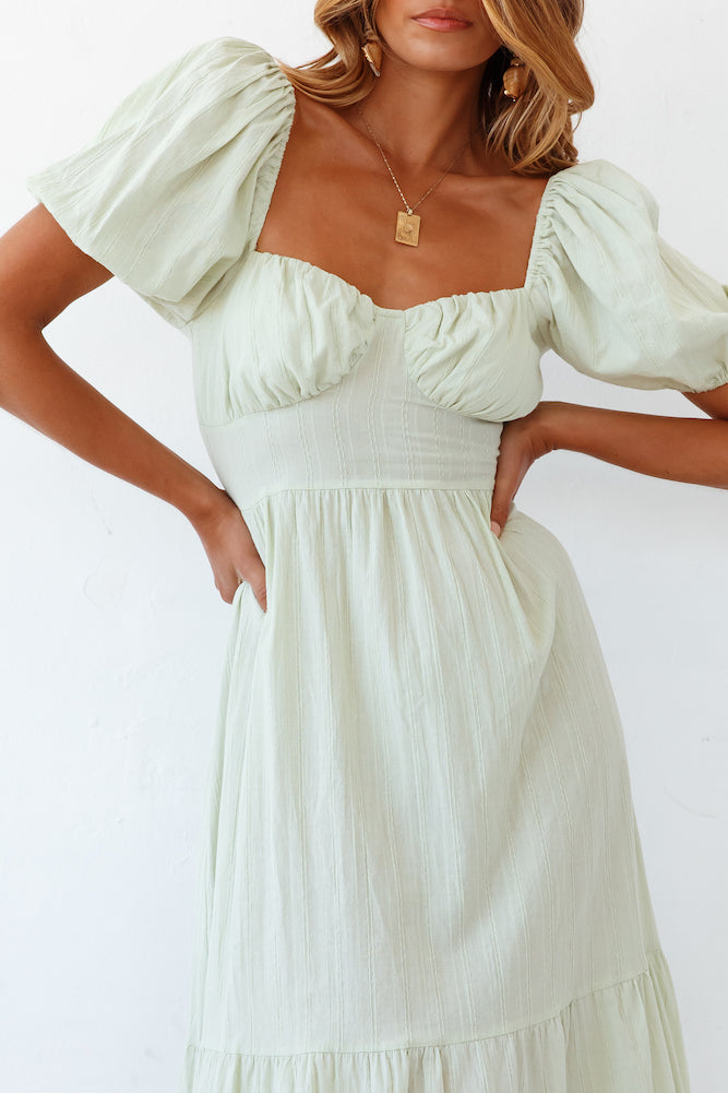 Summer Road-trip Maxi Dress Sage