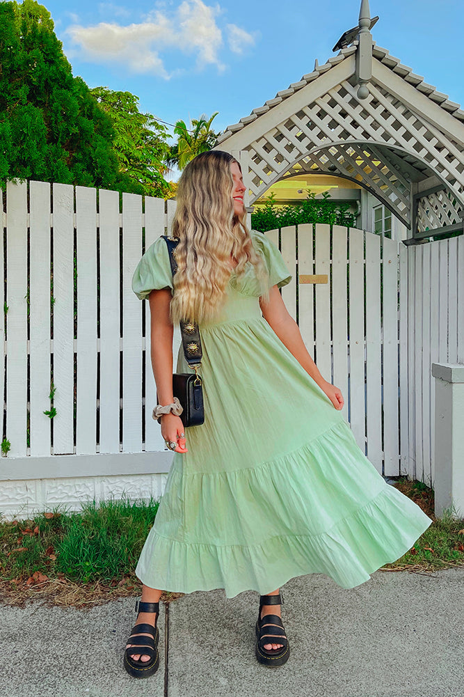 Summer Road-trip Maxi Dress Sage