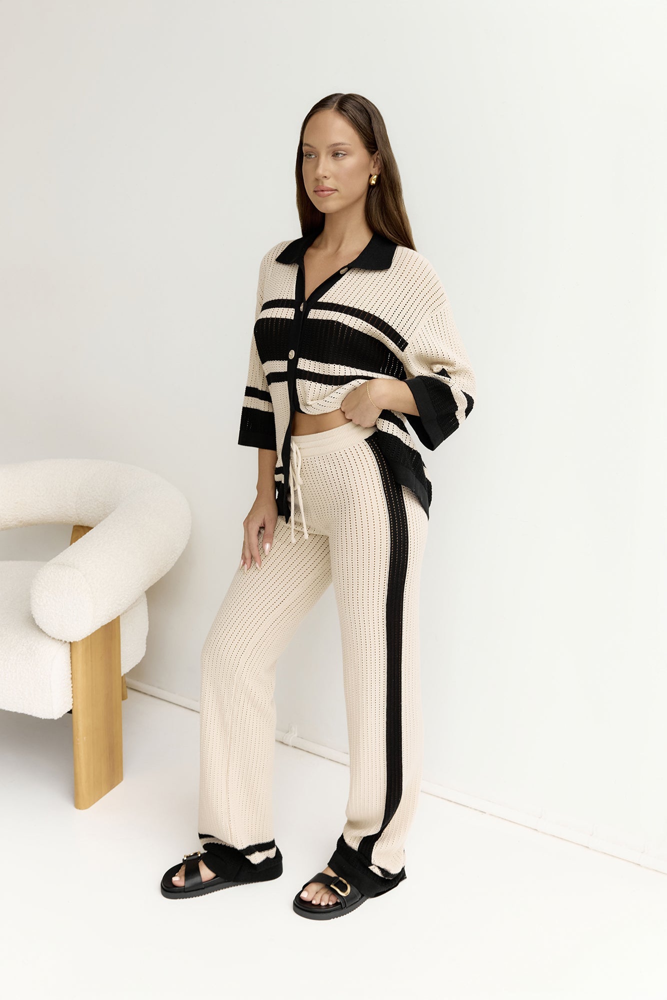 Bianki Pants Sand Black