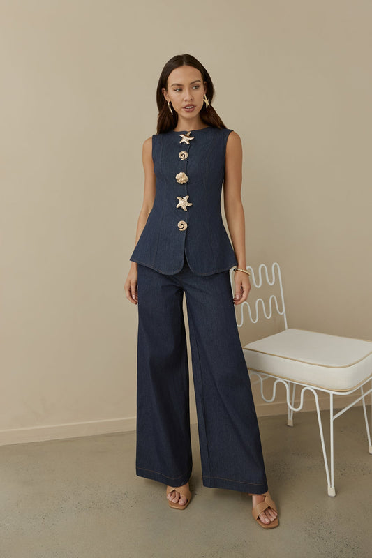 Seafarer Denim Set Navy