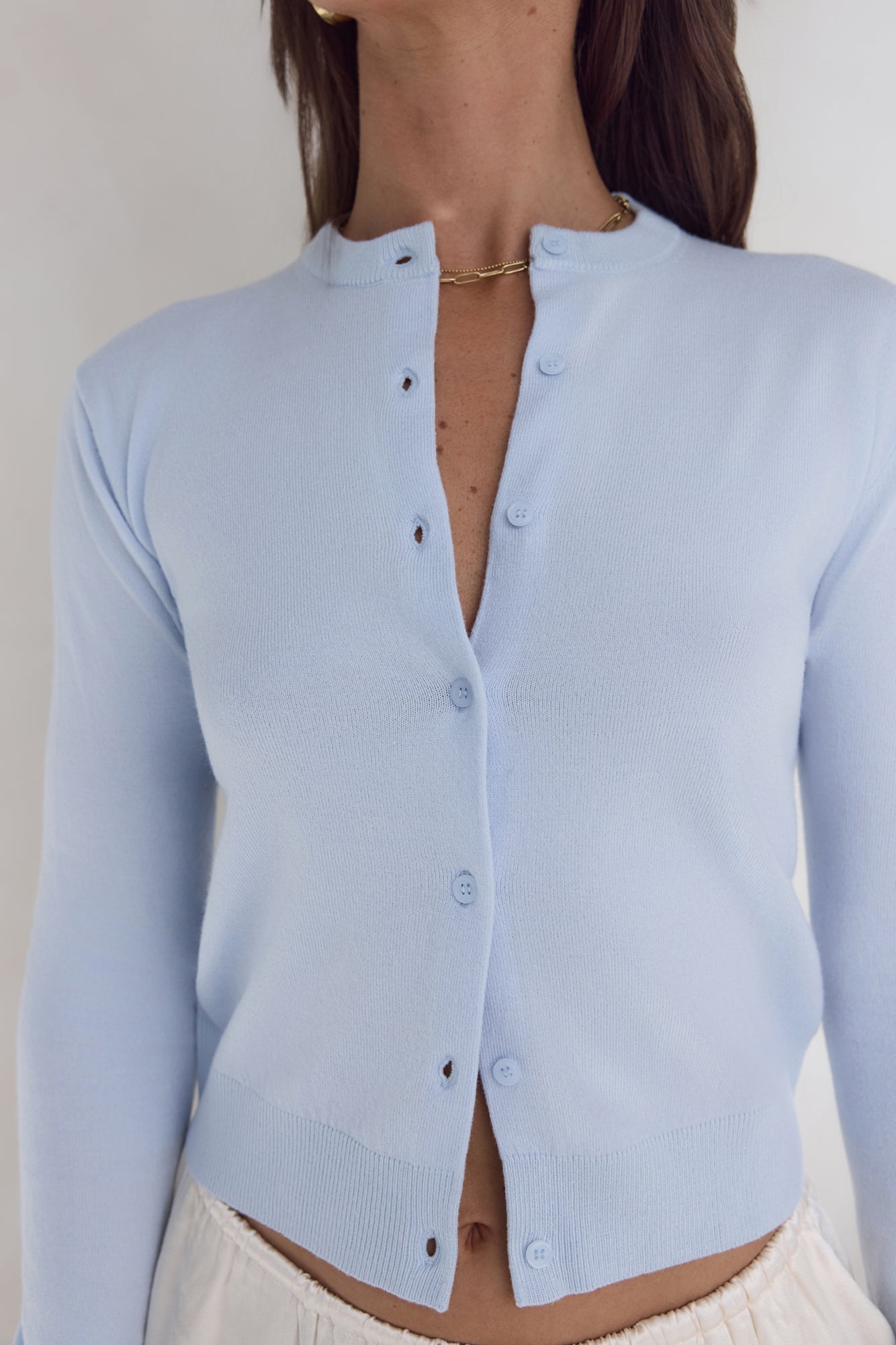 Cardi Season Long Sleeve Cardigan Blue