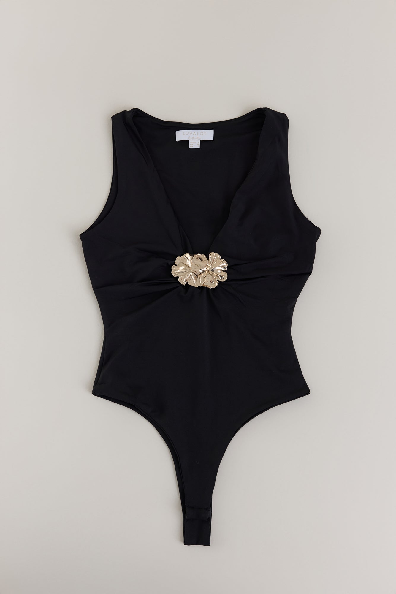Somewhere She Shines Bodysuit Black