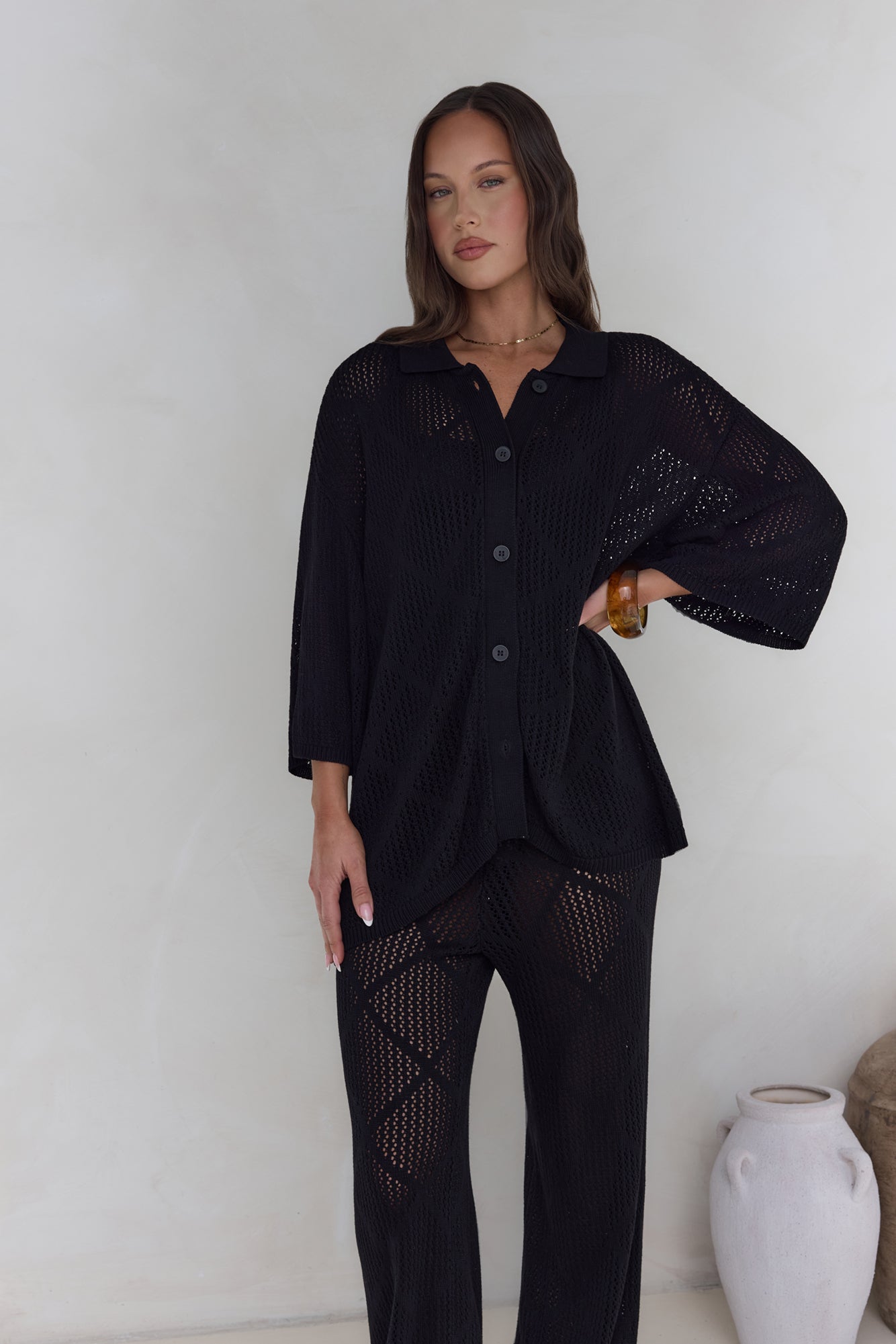 Coral Sands Top Black