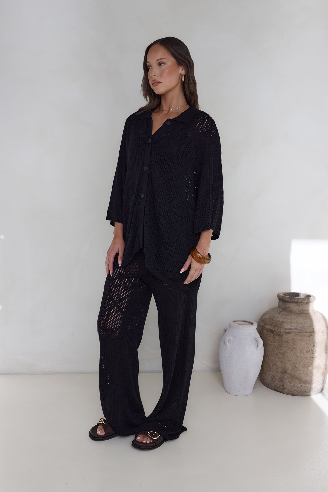 Coral Sands Top Black