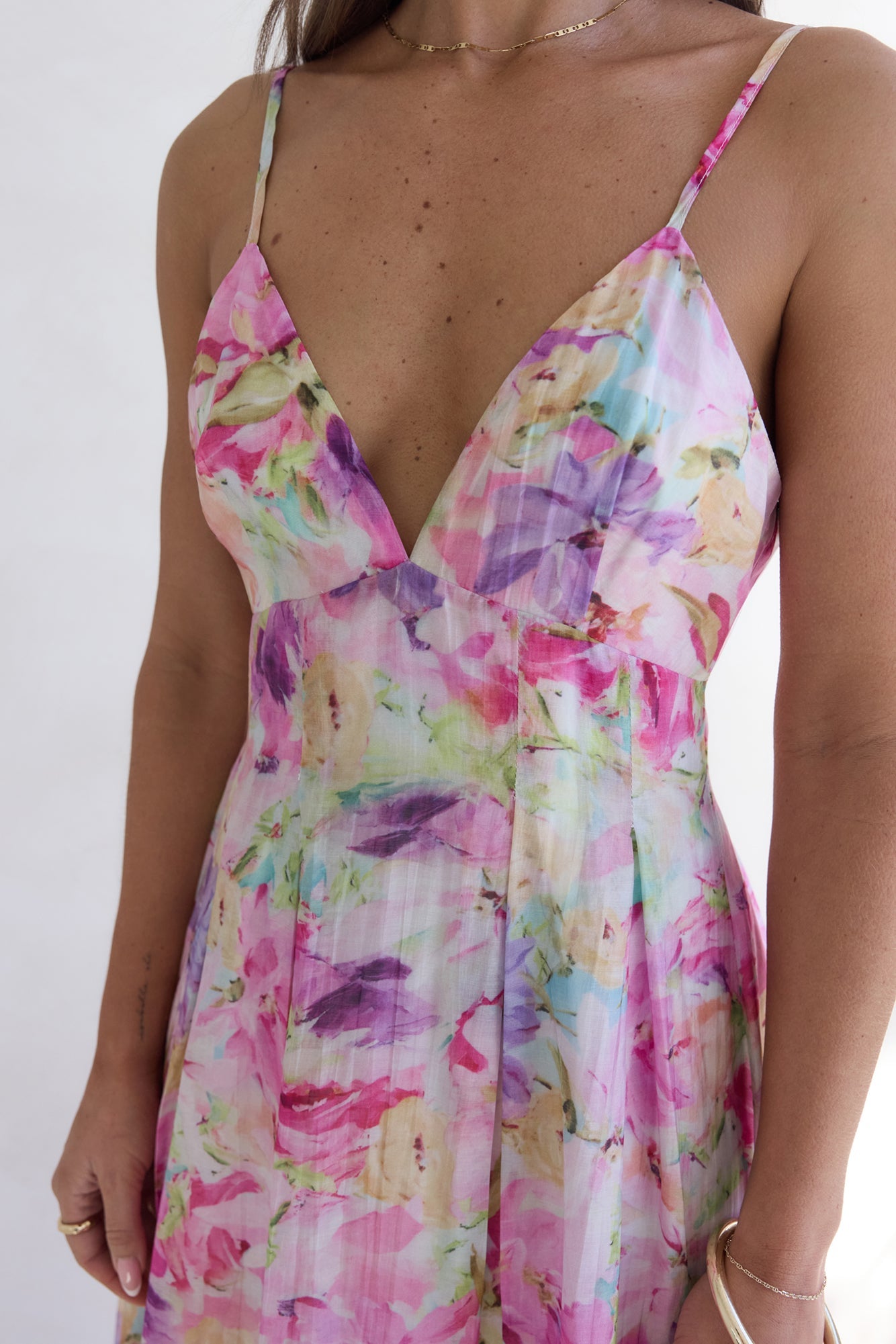 Tides Of Colour Midi Dress Print