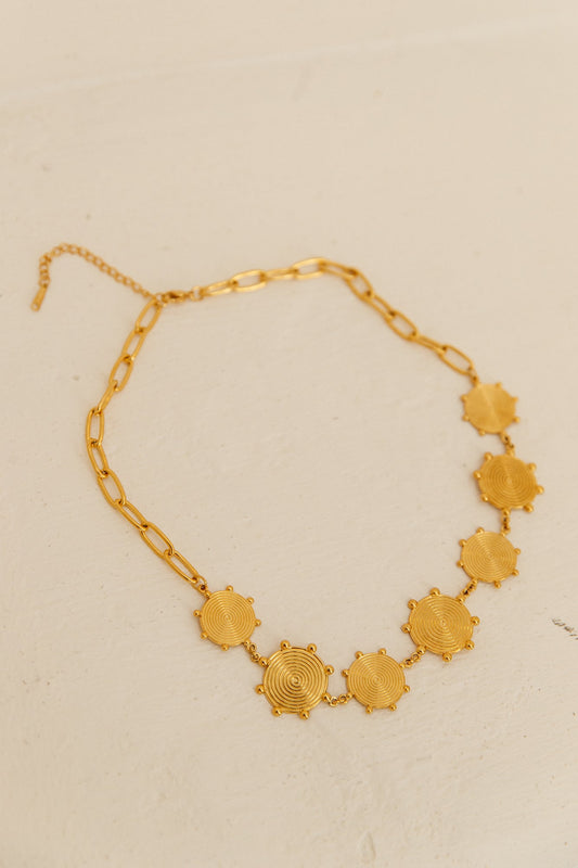 18k Gold Plated Gifted With Love Necklace Gold